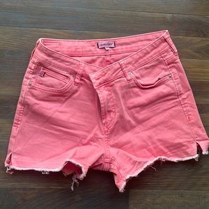 Dear John pink stretchy denim shorts